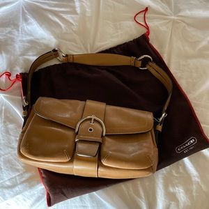Coach Camel Tan Leather Purse